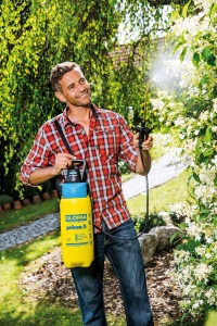Spray de gradina GLORIA AutoPump Set, 5L, cu pompa electrica, portabil - Img 2