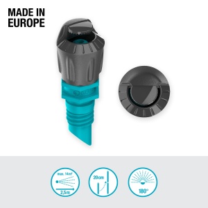 Spray pentru Irigare Gardena Micro-Drip 180 Grad, 5 bucati, Raza 3 m, Economisire Apa - Img 2