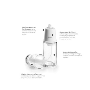 Spray pentru ulei IBILI 0170 L Multicolor din otel inoxidabil - Img 4