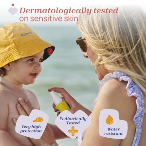 Spray solar Chicco SPF 50, 150 ml, pentru pielea sensibila a bebelusilor - Img 5