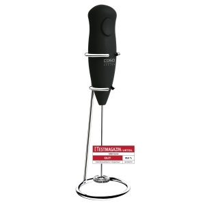 Spumator de lapte Caso Fomini, 12000 RPM, inox, negru
