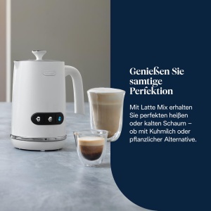 Spumator de lapte DeLonghi LatteMix EMF3.W, 250ml, alb, 3 functii - Img 2