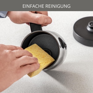 Spumator de lapte electric Krups XL1008 150 ml Antiaderent Oprire automata Negru - Img 5