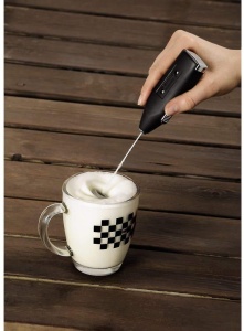 Spumator de lapte electric Xavax, negru, cu motor puternic, pentru spuma calda si rece - Img 3