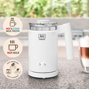 Spumator de lapte Melitta CREMIO 1014-01, 450W, alb - Img 2