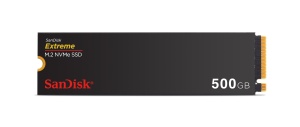 SSD SanDisk Extreme M.2 NVMe 500 GB, viteza citire 5150 MBs, PCIe Gen 4.0