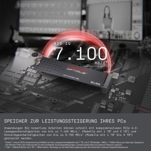 SSD SanDisk Optimus 5100 NVMe 500 GB, viteza citire 7100 MBs, M.2 2280 - Img 2