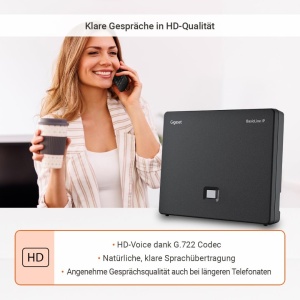 Statie de baza IP Gigaset BasicLine pentru telefonie, neagra, suporta 6 mobilte - Img 4