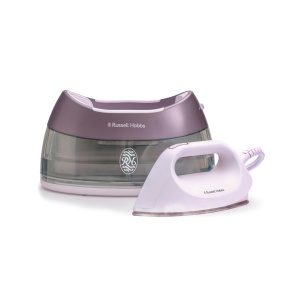 Statie de calcat cu aburi Russell Hobbs Fabric Luxe, 2600W, 1.3L, Violet