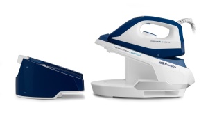 Statie de calcat Orbegozo VP 8600, 2400 W, rezervor 2 l, alb si albastru - Img 3