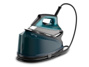 Statie de calcat Rowenta Compact Steam Pro DG7621 Abur de inalta presiune 62 Bar Rezervor 11L AlbastruNegru