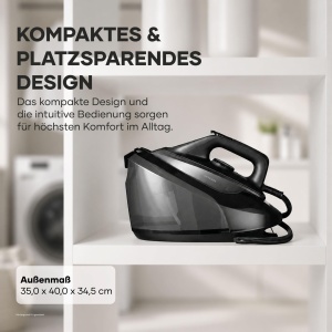 Statie de calcat Severin 3192, 1.8L, 2400W, negru - Img 2