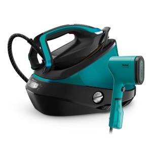 Statie de calcat Tefal GV9822 Pro Express Vision NegruAlbastru LED Smart 9 Bar