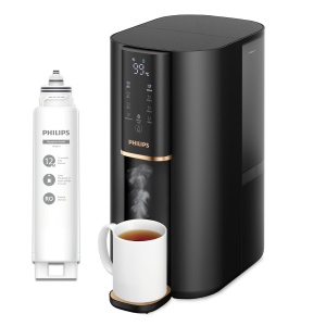 Statie de filtrare apa Philips ADD6901HBK01, 4 litri, 4 temperaturi, UV-C, negru