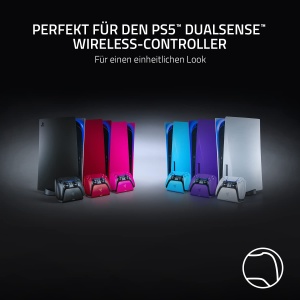Statie de incarcare rapida Razer pentru controller PS5, incarcare in 3 ore, Midnight Black - Img 4