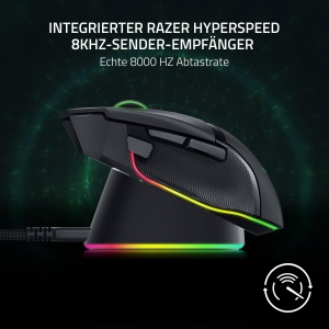 Statie de incarcare Razer Mouse Dock Pro cu Puck de incarcare, 4KHz, RGB, Negru - Img 3