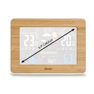 Statie Meteo Alecto WS-1560 cu Display Colorat, Senzor Exterior, Alarma - Img 7