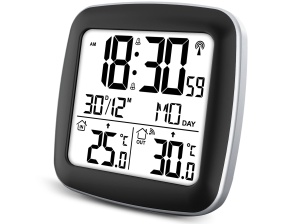 Statie Meteo BERDSEN BD-903 cu Display, Masurare Temperatura Interioara si Exterioara, Alarma Snooze, Culoare Argintie - Img 8