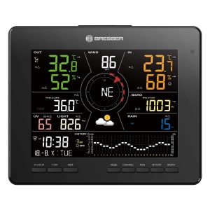 Statie meteo Bresser WLAN 4CAST MD 7-in-1 cu senzor solar si prognoza 7 zile - Img 2