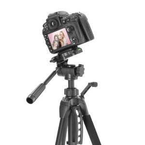 Stativ foto Hama Action 153 3D, 60-153 cm, cu suport pentru smartphone, negru - Img 5