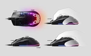 SteelSeries Aerox 3 Gaming Mouse 59g Negru Ultralejer Rezistent la Apa - Img 11