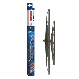 Stergatoare parbriz Bosch Twin Spoiler 535S, 530mm340mm, Set pentru Frontscheibe