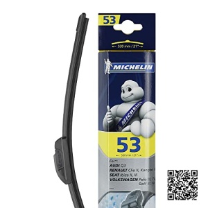 Stergator de parbriz MICHELIN Performanta totala 530 mm | Lama de stergator fara articulatii pentru parbriz | Lungime 53 cm, negru - Img 2