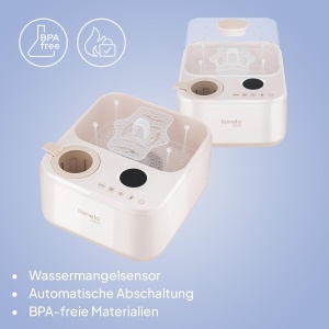 Sterilizator cu aburi Lionelo SteamUp 3in1 pentru biberoane, 4 biberoane, BPA-free - Img 8