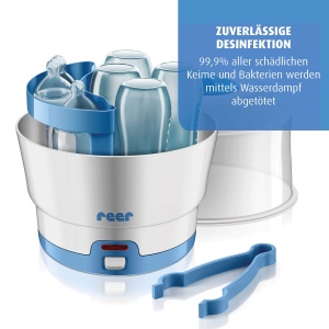 Sterilizator cu aburi reer VapoMat pentru biberoane, capacitate 6 biberoane - Img 3