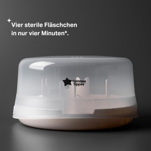 Sterilizator cu aburi Tommee Tippee, 4 minute, pentru biberoane si accesorii - Img 3
