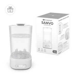 Sterilizator electric de sticle Kinderkraft SANVO 3in1, capacitate 5 sticle, fara chimicale - Img 12