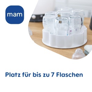Sterilizator electric pentru biberoane MAM 66969303, capacitate 7 biberoane, BPA-free, gri - Img 3