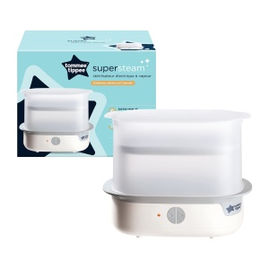 Sterilizator electric Tommee Tippee Super-Steam pentru 6 biberoane, alb, rapid - Img 2