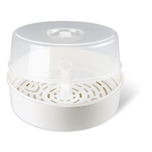 Sterilizator Reer Micro-Vapomat pentru Microunde 4 Sticle Rapid si Eficient