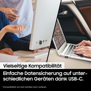 Stick USB Samsung FIT Plus, 512 GB, 400 MBs citire, gri - Img 4