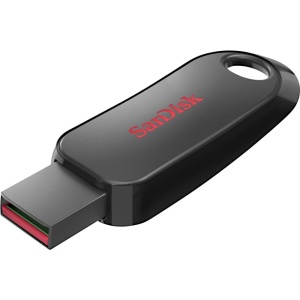 Stick USB SanDisk Cruzer Snap 64 GB, design retractabil, cu protectie parola