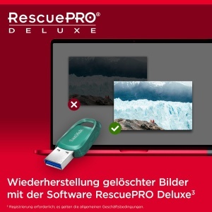 Stick USB SanDisk Ultra Eco 128 GB, viteza de citire 100 MBs, reciclabil - Img 5