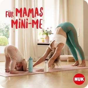 Sticla de apa NUK Mini-Me, 300 ml, din otel inoxidabil, culoare lila - Img 2
