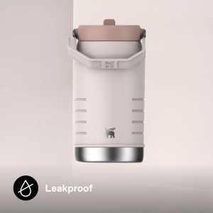 Sticla de apa Stanley IceFlow 2.0, 1.9L, culoare Rose Quartz - Img 7