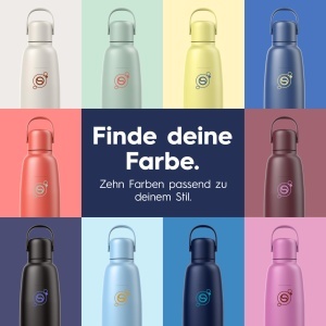 Sticla din otel inoxidabil SodaStream Fizz Go 0,9L, Blueberry - Img 8