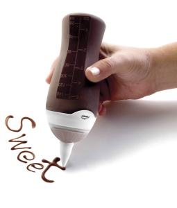 Sticla dozatoare Lacor 64457 Silicon 6 Duse 140ml Maro