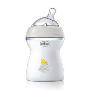 Sticla pentru bebelusi Chicco Natural Feeling 250 ml, Anti-Kolik, cu tetina din silicon