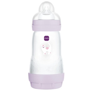 Sticla pentru bebelusi MAM Easy Start Anti-Colic, 260 ml, culoare flieder