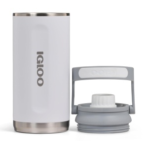 Sticla termica IGLOO Chug 36, 1000 ml, inox, alba, izolare 48 ore - Img 2
