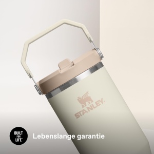 Sticla termica STANLEY 1913 Flip Straw, 0.89L, BPA liber, culoare crema - Img 5