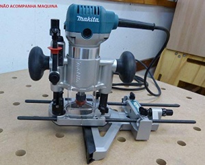 Stop paralel Makita 195136-9 pentru freze 3612, 3612C, RP1800, RP2300FCX - Img 3
