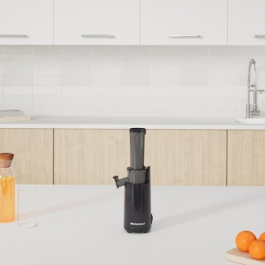 Storcator compact de mestecat Elite Gourmet EJX600, storcator cu presare la rece, bogat in nutrienti si vitamine, usor de curatat, ceasca de suc de 16 oz, antracit - Img 2
