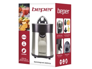 Storcator electric citrice Beper P102EST001, 85W, otel inoxidabil, sistem anti-picurare - Img 8