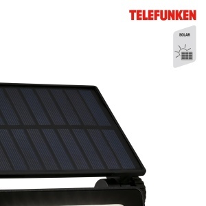 Stralucitor LED Solar cu Senzor de Miscare TELEFUNKEN, 1000 Lumen, Negru - Img 5