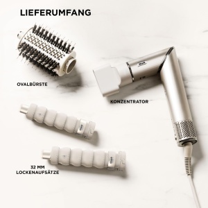 Styler cu aer cald Shark FlexStyle 3-in-1, 1000W, Culoare Champanie - Img 9
